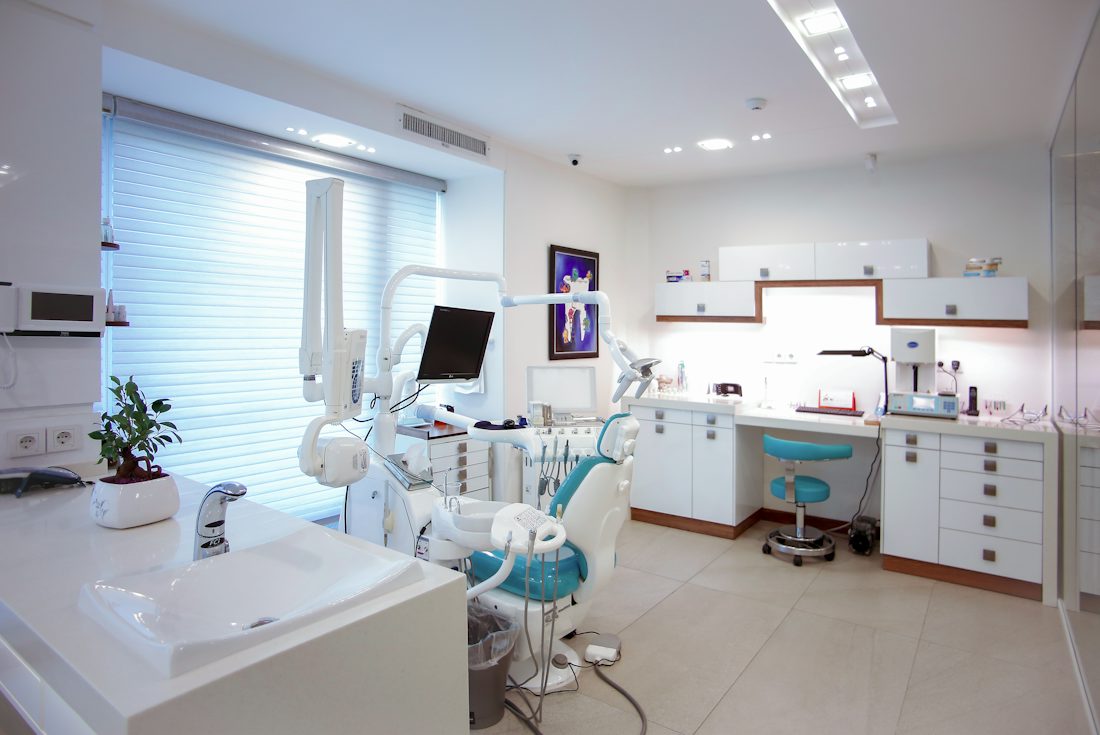 Modern private clinic interior