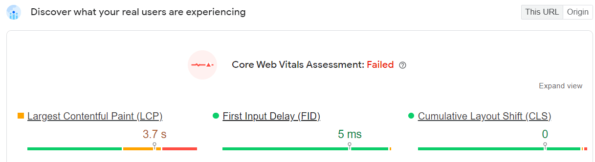 First Input Delay
