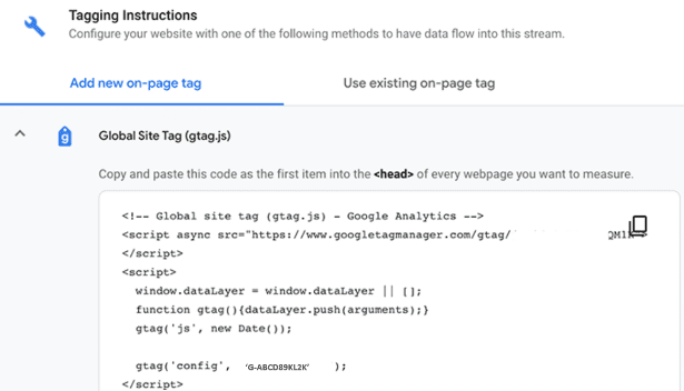 GA4 Tagging