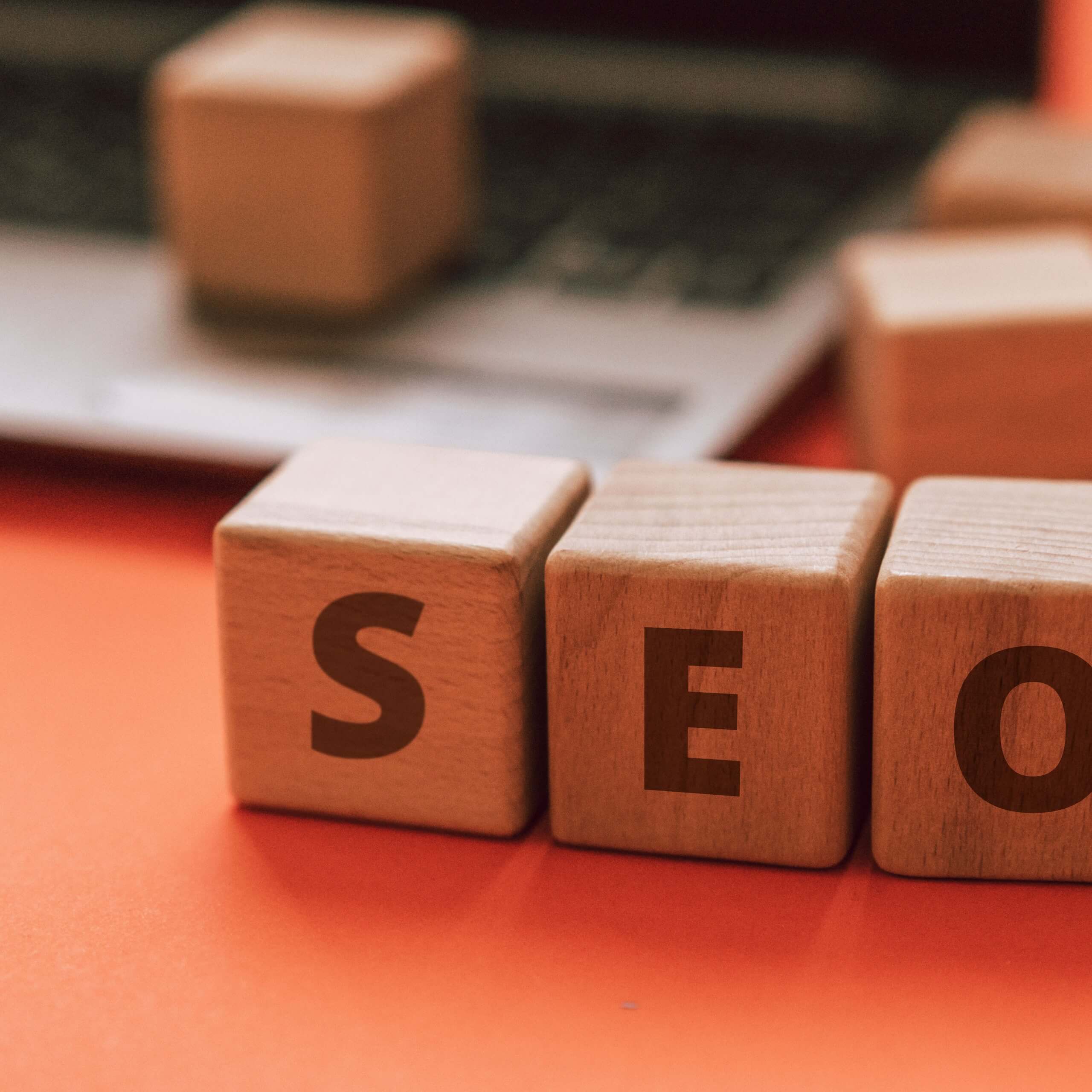 Letters on the Wooden Blocks Of SEO Agencies