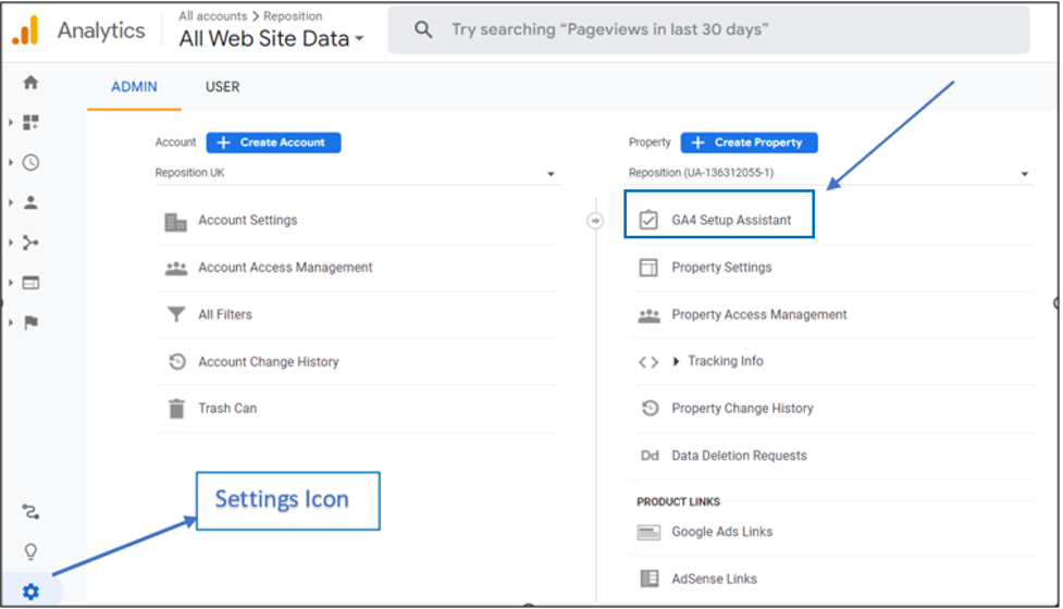 Google Analytics 4 Setup Assistant