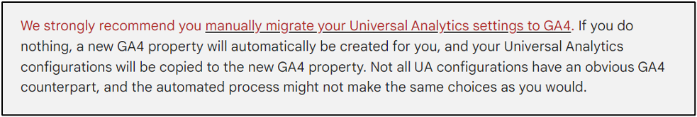 Universal Analytics To GA4