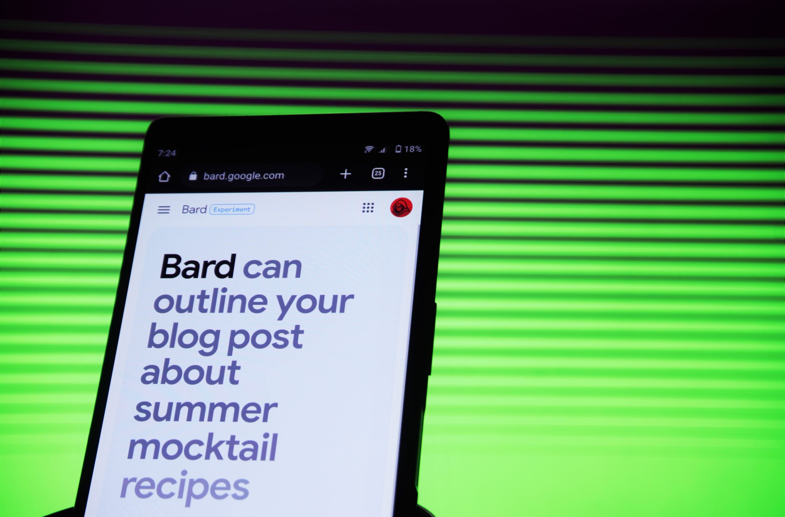 Google Bard Search On Mobile