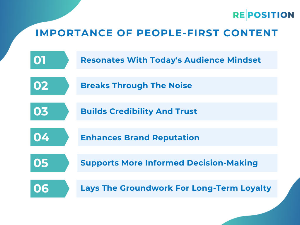 Importance Of People First Content